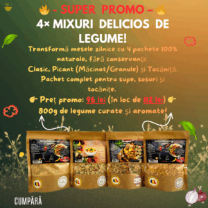 Pachet Promo – 4× Delicios de Legume (800g)