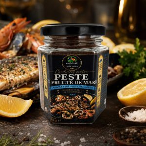 condiment pentru pește, condiment peste, condiment fructe de mare, condimente pește, condimente fructe de mare, amestec condimente pește, condimente naturale, Andone Camp Verde