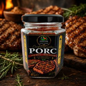 condiment pentru porc, condimente porc, condiment carne de porc, condiment friptură porc, condimente pentru friptură, condimente naturale, ceafă de porc, cotlet de porc, Andone Camp Verde